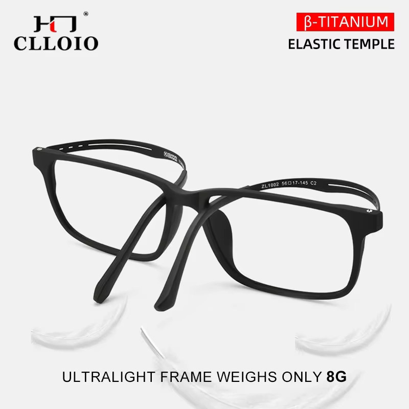 CLLOIO Lesebrille, Vollrand, rechteckig, Unisex, schwarz - Bild 2