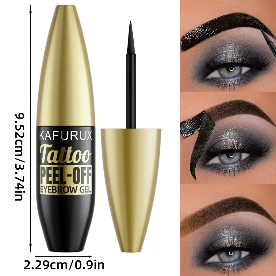 KAFURUX Augenbrauen-Gel-Tönung, semi-permanent, matt, Unisex - Bild 5