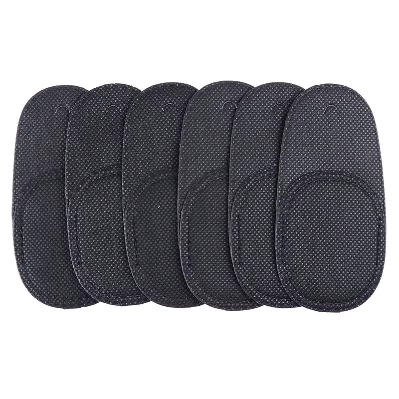 KuZHEN Augenklappen aus Vlies, 6 Stück, Schwarz, Unisex - Bild 2