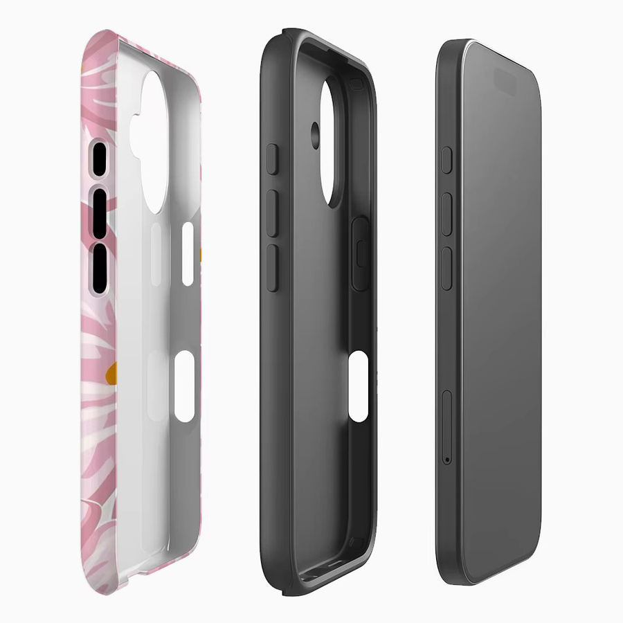 Potdemiel Blush Cosmos Robuste Handyhülle für iPhone 17 16 15 14 13 Pro Max Plus mit Magnetfunktion in Pink - Bild 2