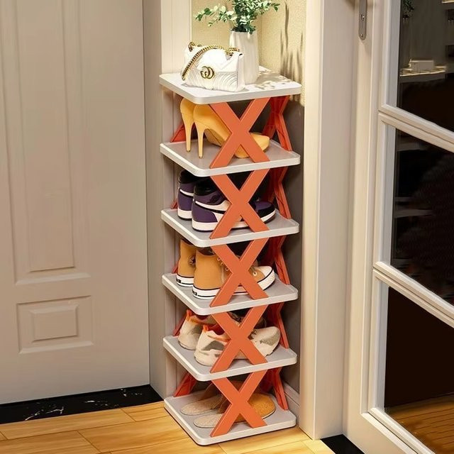 Untior Schuhregal mehrstöckig in Blau mit schlichtem Design - Bild 1