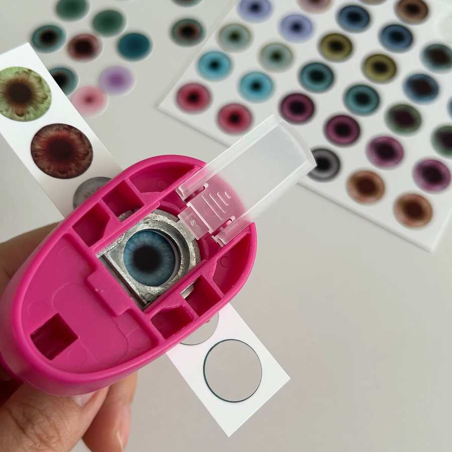TIANMENG Blythe Glass Eye Chip Kreisschneider, 14mm Presswerkzeug für Puppenaugen - Bild 4