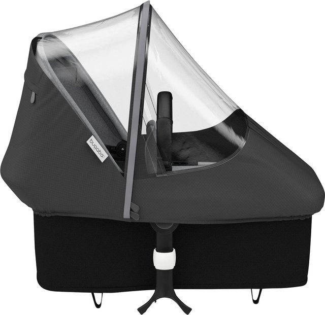 Bugaboo High Performance Regenschutz für Donkey, Buffalo und Runner in Schwarz und Transparent aus PVC-freiem Kunststoff - Bild 1