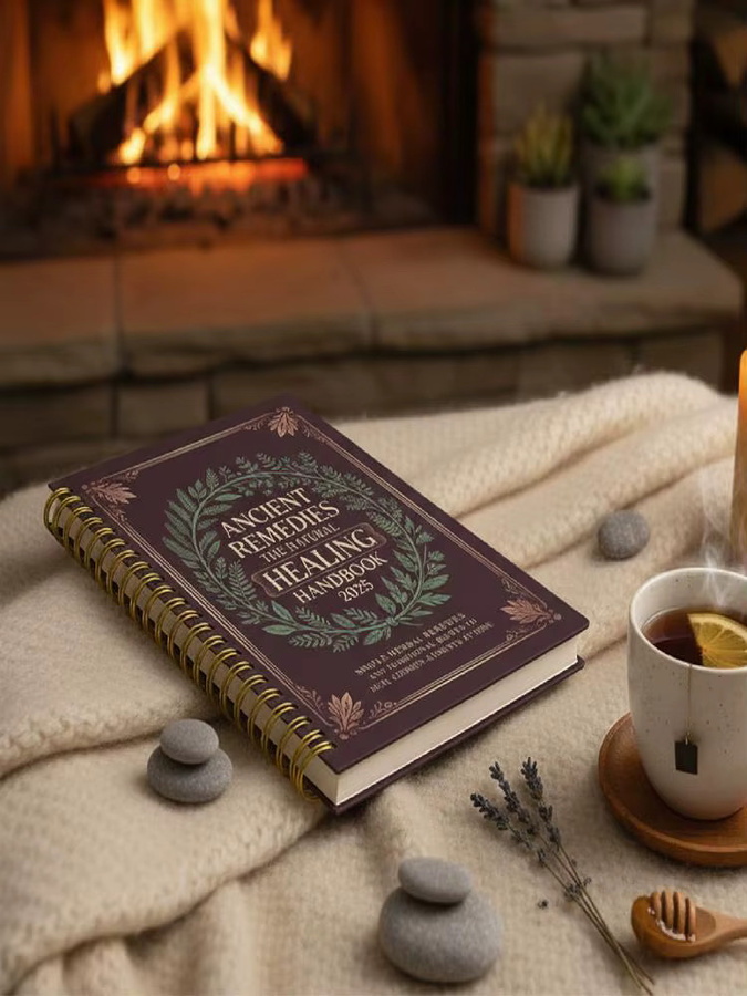 Natural Remedies Handbuch mit antiken Heilmethoden für die Familiengesundheit, braunes wasserdichtes Notizbuch mit PP-Einband und linierten Seiten - Bild 6