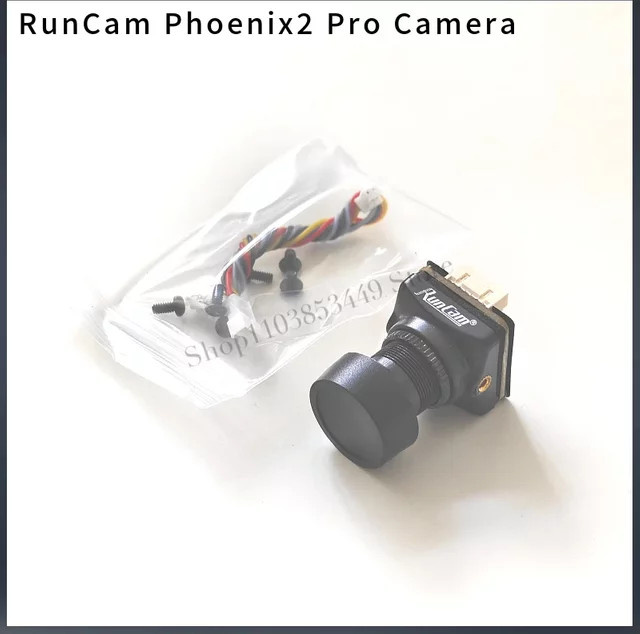 RunCam Phoenix 2 Pro FPV-Kamera mit 1500TVL, 128° FOV und Starlight-Technologie in Schwarz für RC Racing Drones und Quadcopter - Bild 1