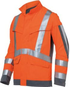Kübler Warnjacke PROTECTIQ HIGH VIS ARC2 PSA Klasse 3 in Warnorange/Anthrazit Größe 60 - Bild 1