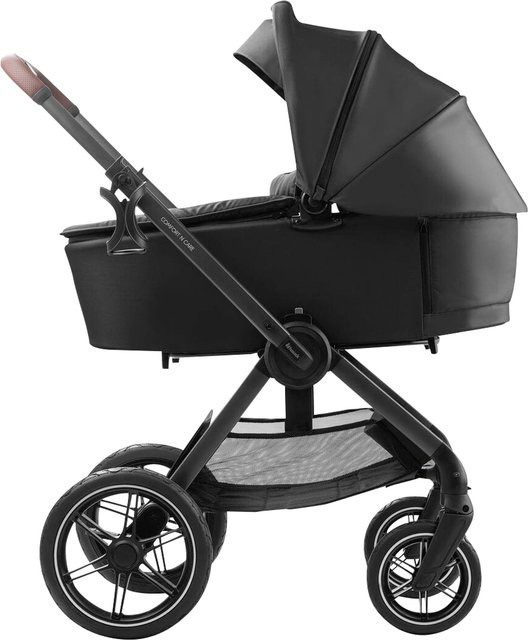 Hauck Kombikinderwagen Comfort N Care in Schwarz mit Sportsitz, Babywanne und Zubehör - Bild 3