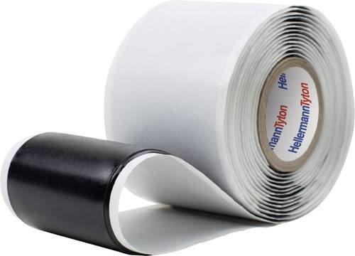 HellermannTyton HTAPE-POWER 660-RM-EPR/IIR-B Klebeband, Schwarz, Breite: 51 mm, Länge: 3 m - Bild 1