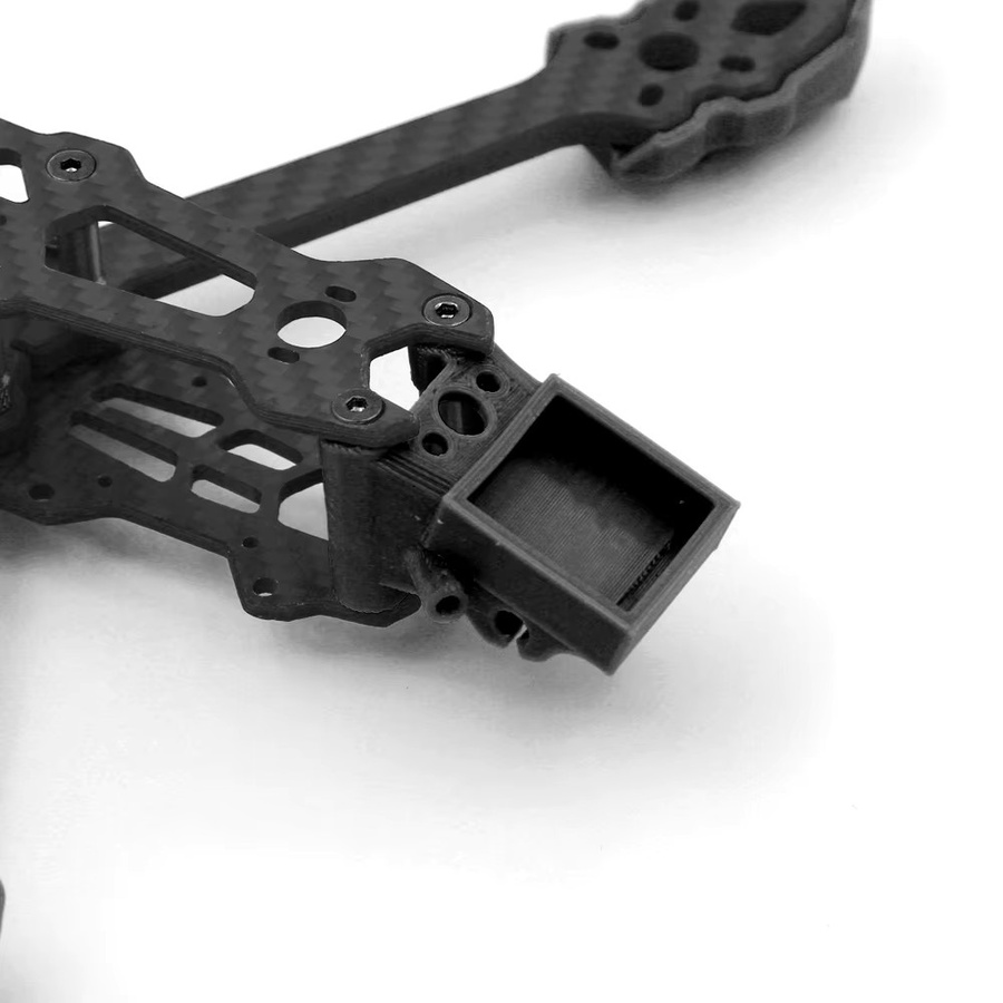 PHISITAL TPU-Druckzubehör für Mark4 FPV Quadcopter Drohnen: GPS, Antennen- und Kamerahalterung in Schwarz - Bild 2