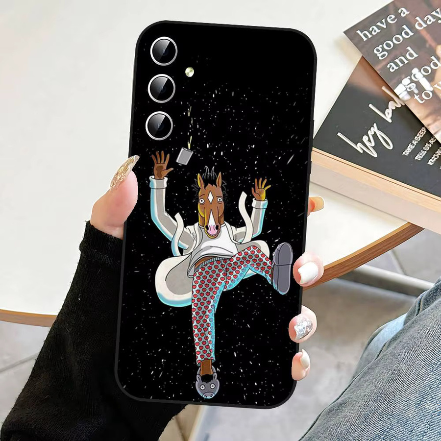 B-BoJack Horsemans Silikon-Handyhülle Soft Cover für Samsung Galaxy S21 S22 S23 S24 S25 S26 Ultra FE Plus 5G A52S - Bild 3