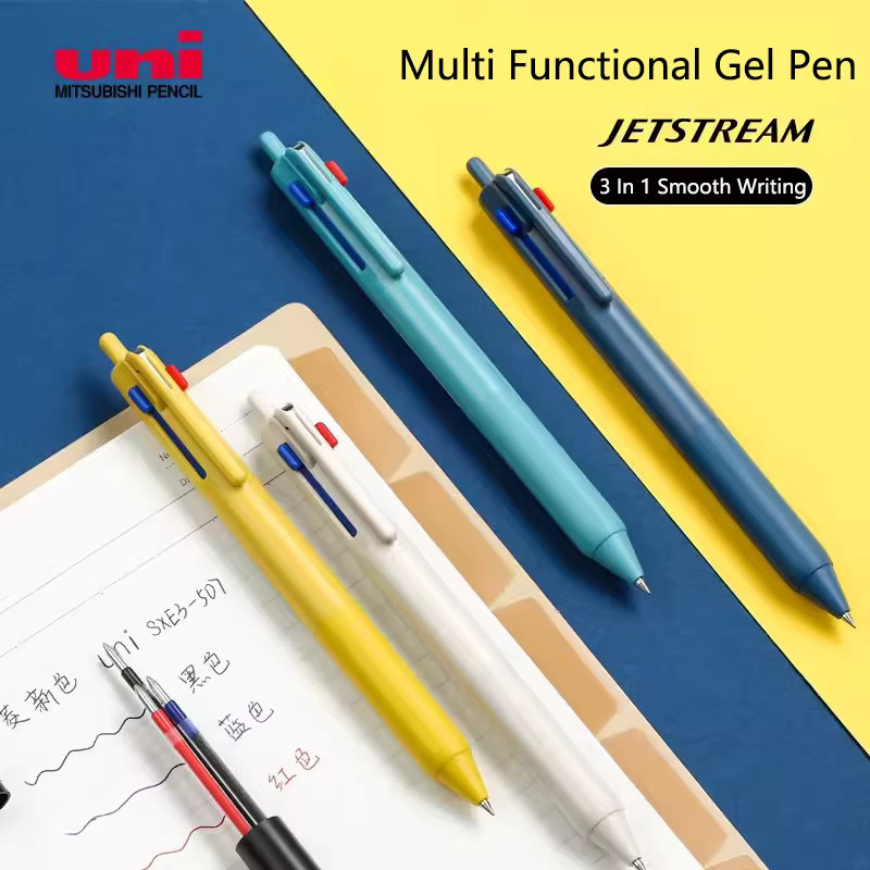 Uni Jetstream 3-in-1 Multifunktions-Gelstift SXE3-507, einziehbar, Multicolor - Bild 2
