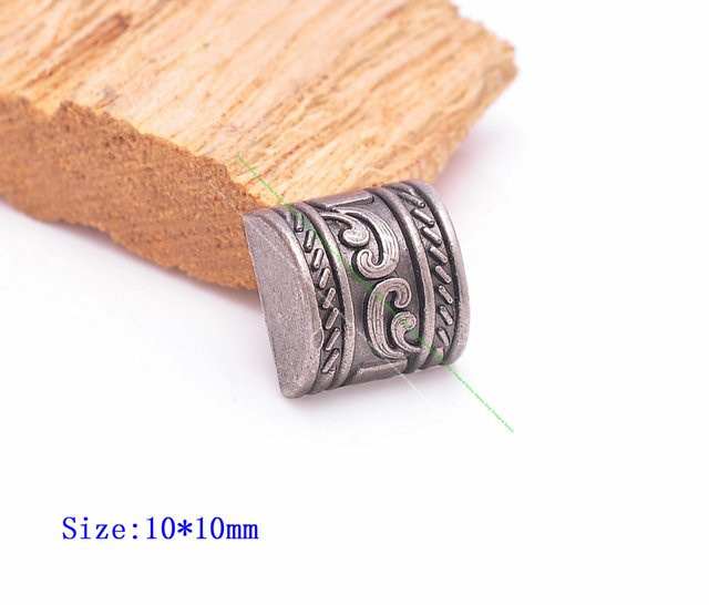 Create YueHong Nieten, silberfarben, 11*10mm, Unisex - Bild 1