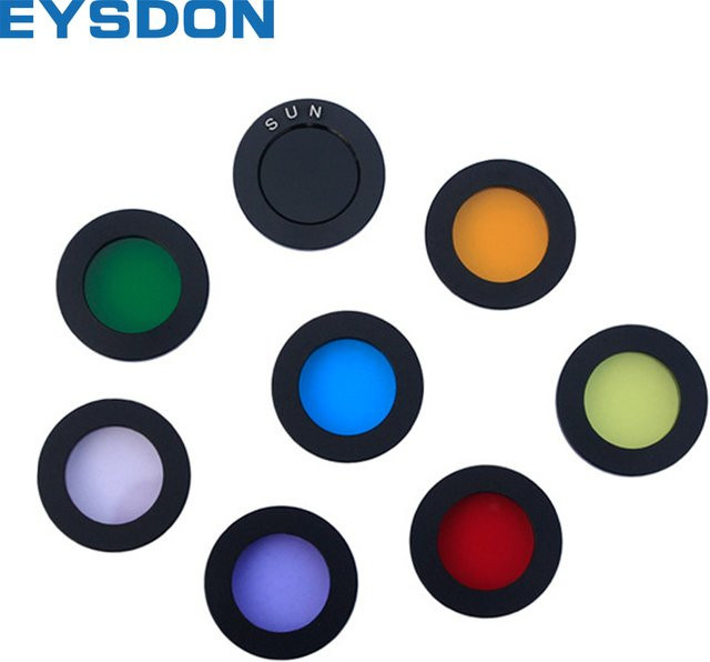 Eysdon Astro Farbfilter für astronomische Teleskope und Fotografie mit M28x1.25 Gewinde, Multicolour - Bild 1