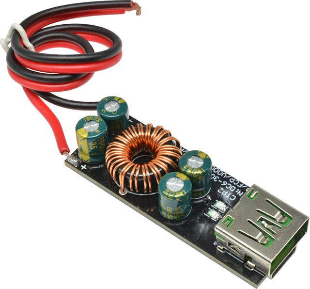 Diymore Handy-Schnellladeplatine Abwärtsmodul mit QC4.0 3.0 und USB PD3.0 PPS in Schwarz und Grün - Bild 1
