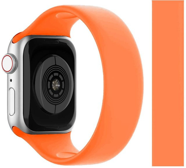 Uhrenarmband Silikon, orange, Unisex - Bild 1