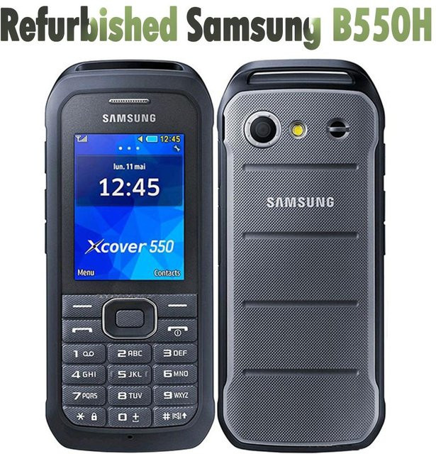 Generalüberholtes Samsung Xcover 550 B550H Mobiltelefon in Schwarz mit Android und 1 SIM-Karte - Bild 1