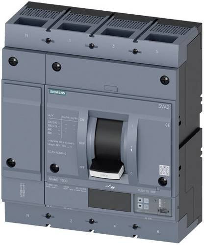 Siemens 3VA2563-6KQ42-0AA0 Leistungsschalter in Grau mit einem Einstellbereich von 252 - 630A und einer maximalen Schaltspannung von 690 V/AC - Bild 1