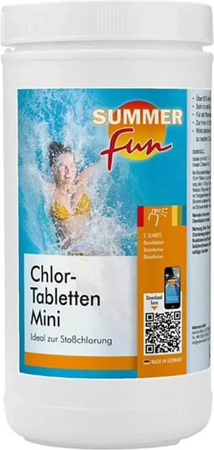 Summer Fun Chlor-Tabletten zur Desinfektion, 20 g pro Tablette, 1 kg Packung - Bild 1