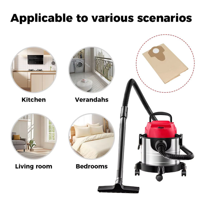 Einhell Papier-Staubbeutel für Nass- und Trockensauger passend für BT-VC1250S, BT-VC1250 und TC-VC 18/20 Li S-Solo, 20L und 30L - Bild 4