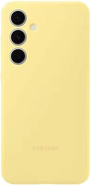 Original Samsung Silikonhülle für Samsung Galaxy S24 FE in Gelb - Bild 1