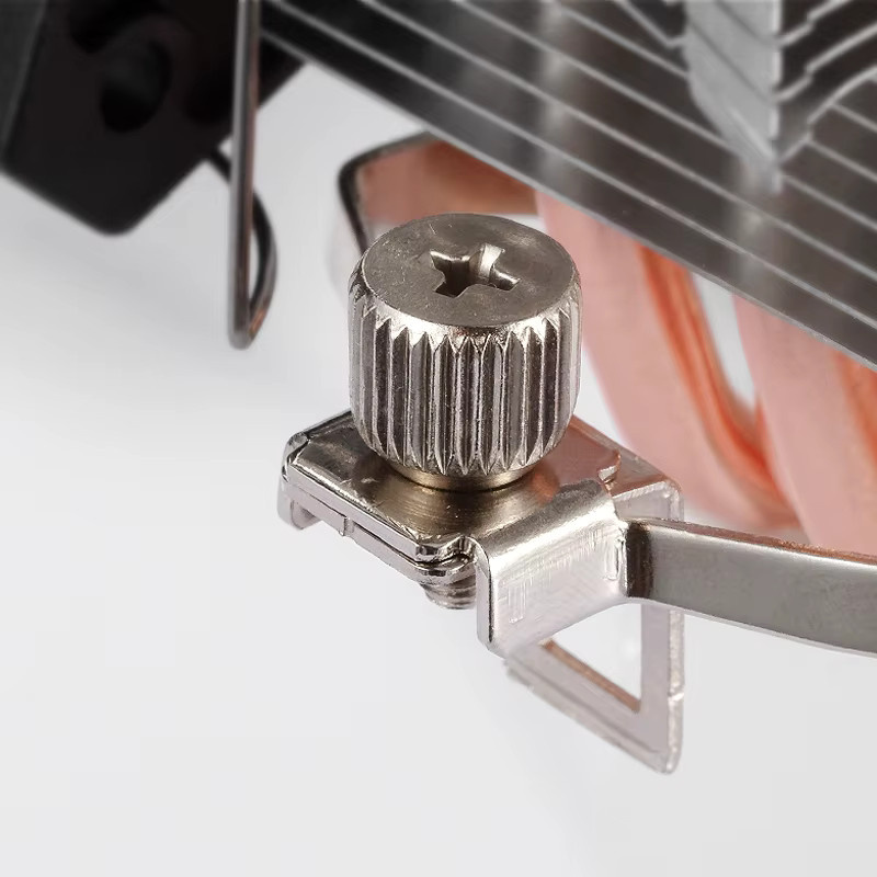 Shyrrik CPU-Kühler mit 130W TDP, 5 Heatpipes und 4-Pin PWM für Intel LGA 2011 X79 X99 E5 115X sowie AM3 AM4 - Bild 4
