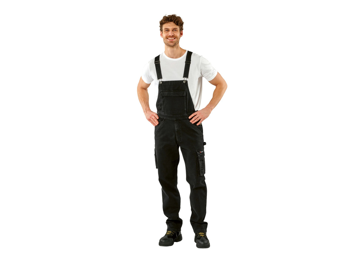 PARKSIDE Herren Arbeitslatzhose Fan Edition in Schwarz, Größe M (48/50) - Bild 2