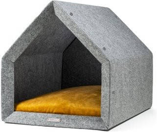 Rexproduct Pethome 2.0 Hundebett in Hellgrau und Gelb, Größe S - Bild 1