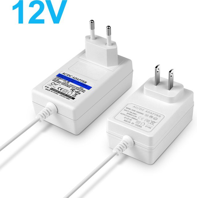 Rybakov LED-Treiber Netzteil Adapter Konverter für LED-Streifen AC 220-240V zu DC 12V 2A in Weiß - Bild 1