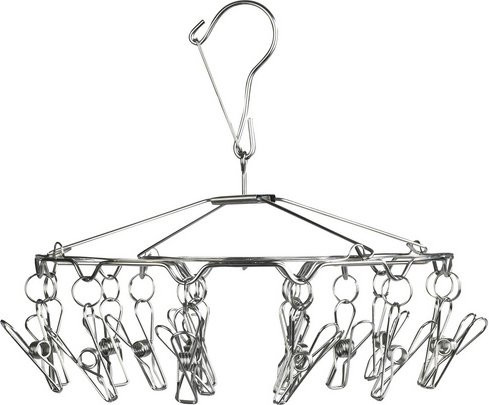 Maximex Wäschespinne aus Edelstahl in Silber mit 27 cm Leinenlänge - Bild 1
