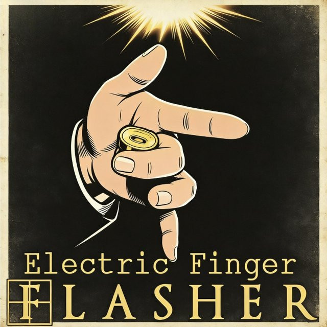 Magic.Factory Elektrischer Finger-Blitzgeber, Zaubertricks, Wiederaufladbares Elektrisches Funken-Gerät - Bild 1
