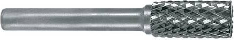 Exact 72244 Frässtift Hartmetall Zylinder in Silber, Länge: 60 mm, Schaftdurchmesser: 6 mm - Bild 1