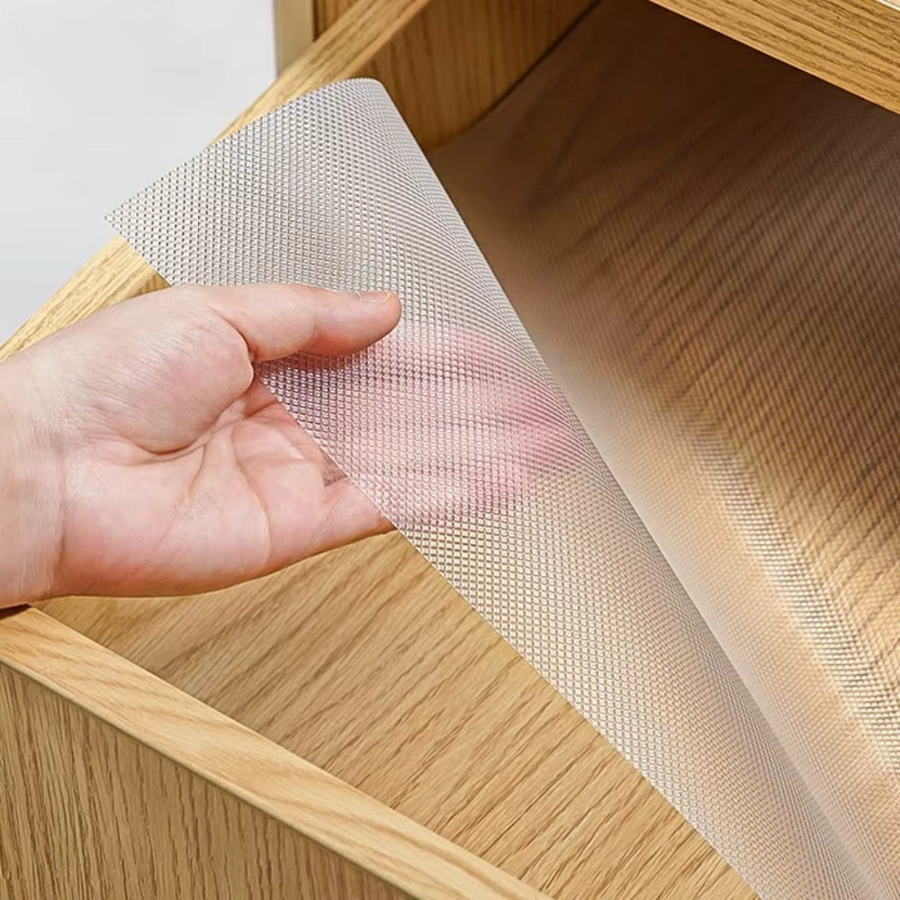 Rutschfeste und wasserdichte Schubladenmatte aus Kunststoff in Transparent, Breite: 30 cm, Länge: 150 cm - Bild 2