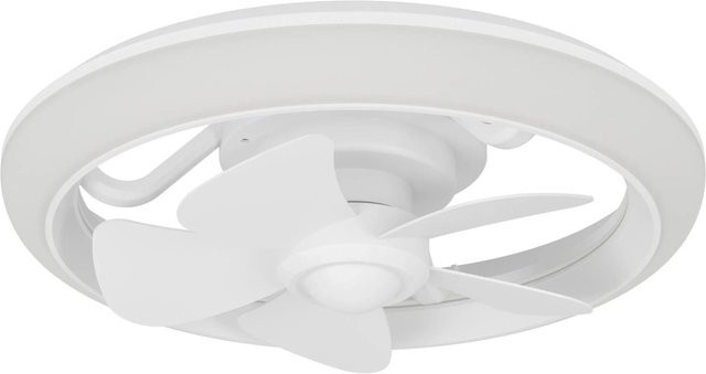 Eglo LED-Deckenventilator Fernandina in Weiß mit Fernbedienung und Timer, Durchmesser: 39,8 cm, 18 W - Bild 1
