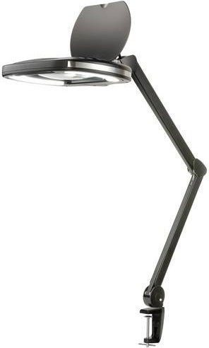 TOOLCRAFT ESD LED Lupenleuchte mit Klemmhalterung in Schwarz mit 2,25-facher Vergrößerung - Bild 1