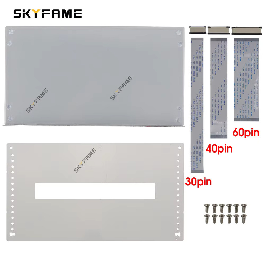 SKYFAME Auto Android Stereo Double Din zu Single Din Adapter Hardware Kit Ultra Thin - Bild 2