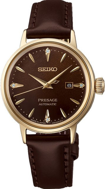 Seiko Armbanduhr Presage Cocktail Time, Automatik, Edelstahl, 30 mm, Damen - Bild 1