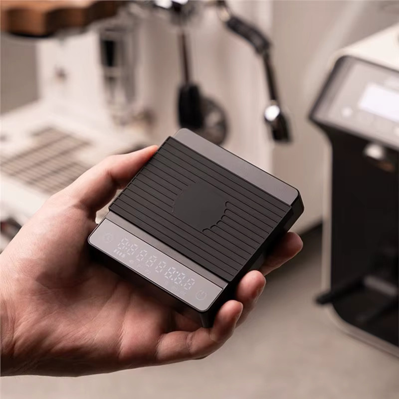 ALLOWANCE Mini-Espresso-Kaffee-Elektronikwaage mit Zeitfunktion in Schwarz - Bild 5