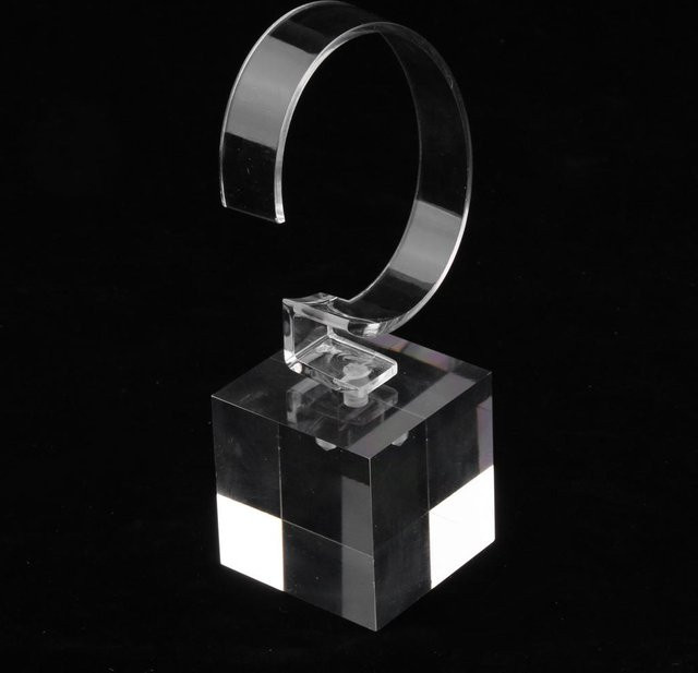 Uhrenständer Acryl, Vitrine, Armband-Display-Halter, 6 cm, Weiß - Bild 1