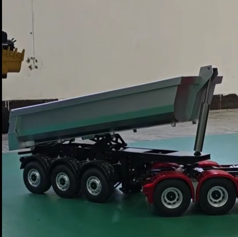 Huina 1509 RC Semi Dump Trailer, Modell, 1:18, ab 8 Jahren - Bild 1