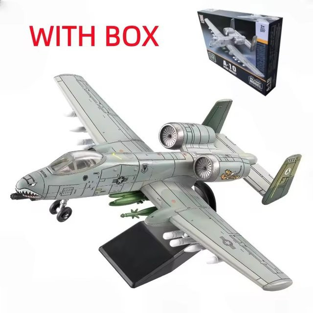 ZOCO A-10 Thunderbolt II Modellbausatz im Maßstab 1:72 aus Kunststoff in Grau - Bild 1