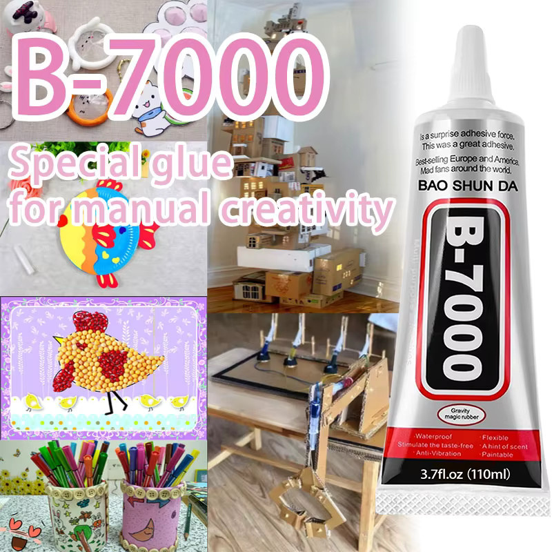 LOOLIFL B7000 Universalkleber Transparent für Bastelarbeiten, Schmuck und Handy-Bildschirme - Bild 3