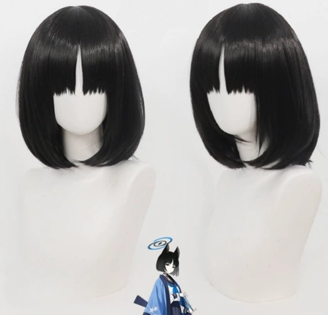 Game Blue Archive The Animation Kiryu Kikyo Cosplay Perücke, Hitzebeständige Kunsthaarperücke - Bild 1
