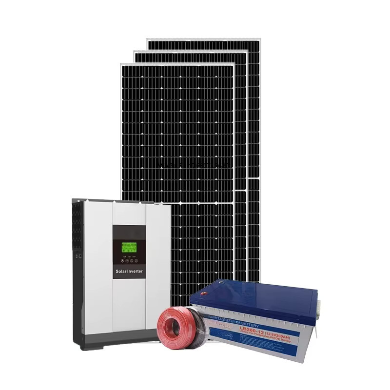 Hybrid 10 kW Solarsystem für den Heimgebrauch mit monokristallinen Silizium-Solarmodulen, MPPT-Controller und Lithium LiFePO4-Wechselrichter - Bild 3