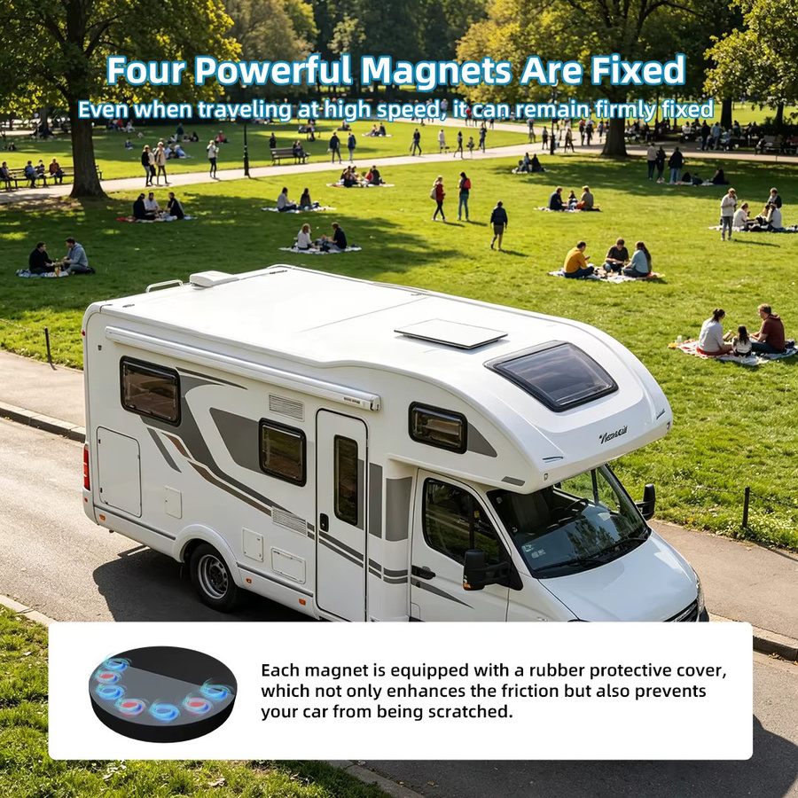 Starlink Gen3 Magnetische Dachhalterung aus Aluminiumlegierung für Wohnmobil, Van und Boot - Bild 3