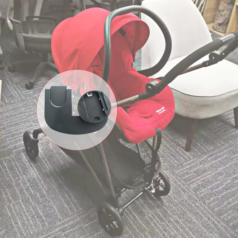 Cybex Kinderwagen-Adapter für Melio 2, Melio 3, Melio Carbon, Melio Pro und Aton Cloud Q/Z in Schwarz - Bild 2
