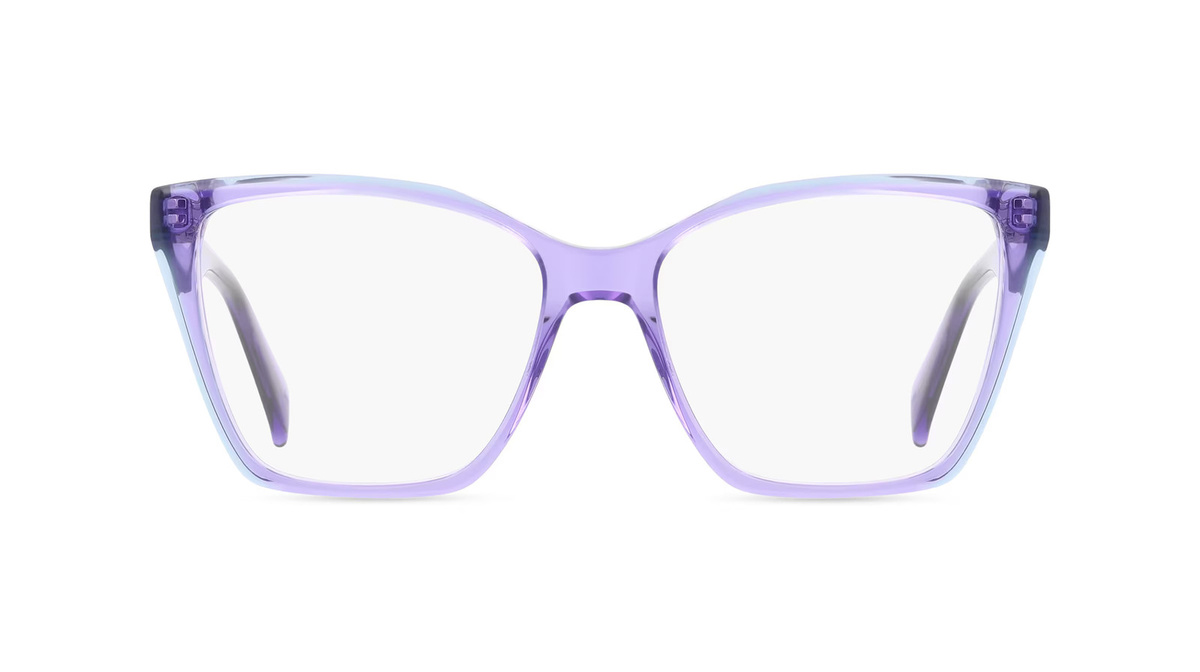 Liu Jo LJ2804 Korrektionsbrille, Vollrand, Quadratisch, Acetat, Unisex, lila, transparent - Bild 1
