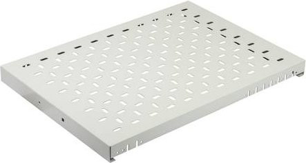 Schneider Electric Actassi Ablagefach gelocht grau 1HE Tiefe: 60 cm - Bild 1