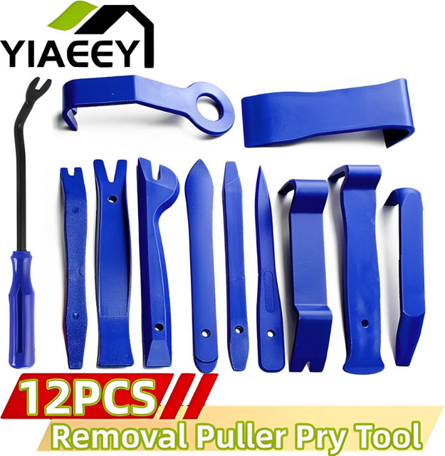 YIAEEY Auto Tür Clip Panel Trim Removal Tool Set in Blau für Audio und Navigation Demontage - Bild 1