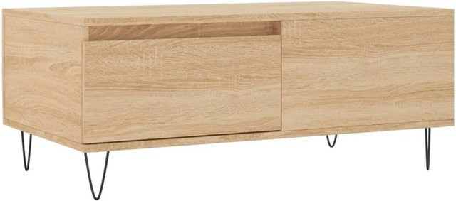 vidaXL Couchtisch Modell 10 in Sonoma-Eiche, modern und rechteckig, B/T/H: 90 x 50 x 36,5 cm - Bild 1