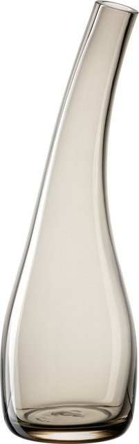 Vase Leonardo Luminosa aus Glas in Grau und Transparent, Höhe: 30,0 cm, Durchmesser: 9,6 cm - Bild 1